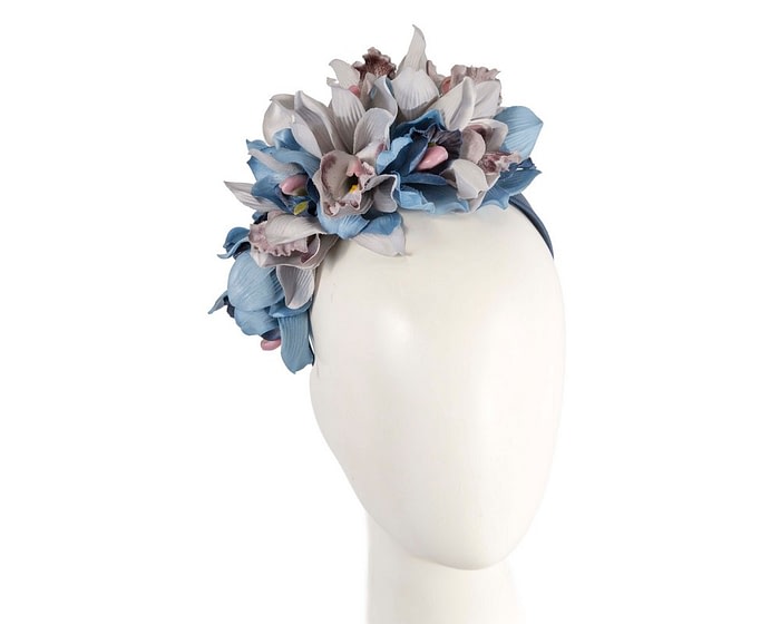 Floral Blue Fascinator - Max Alexander