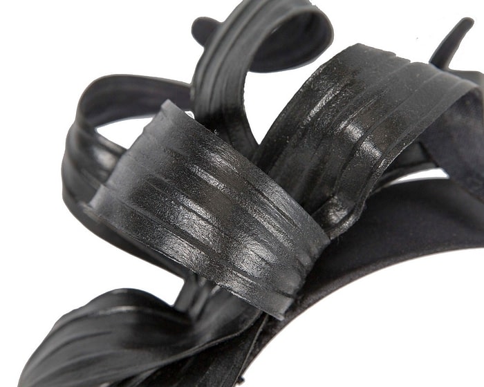 Stylish Black Bow Fascinator by Max Alexander - Image 3