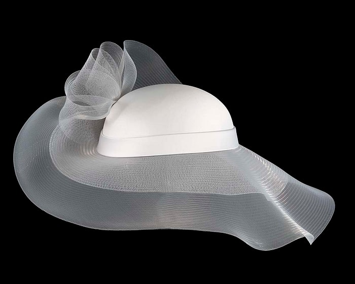 Custom made black wide brim hat by Fillies Collection - Image 7