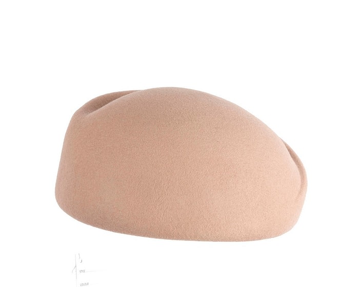 Designers beige felt winter fashion hat by Max Alexander - Image 4