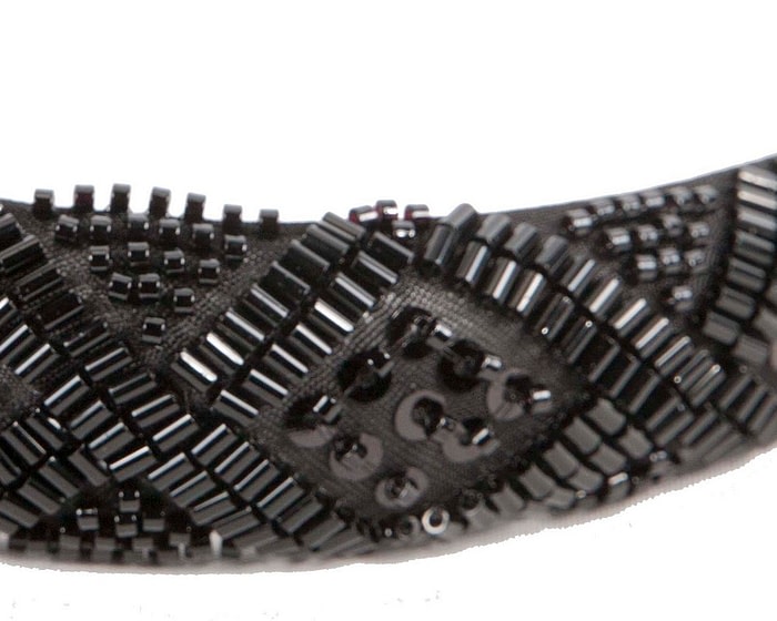 Fashion black fascinator headband - Image 3