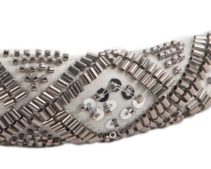 Fashion silver fascinator headband - Image 3