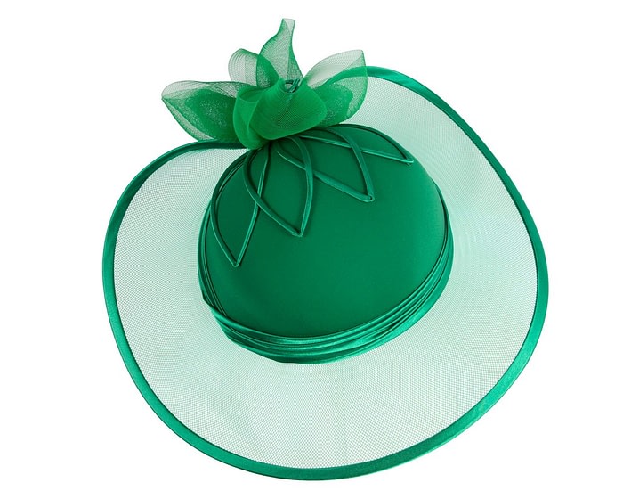 Custom Made Green Special Occasion Hat - Image 3