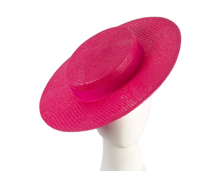 Max Alexander Fuchsia Boater Hat
