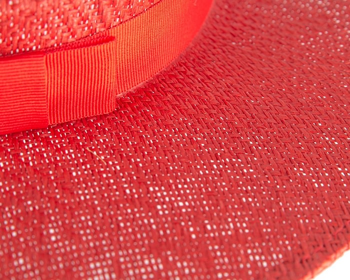 Max Alexander Red Boater Hat - Image 5