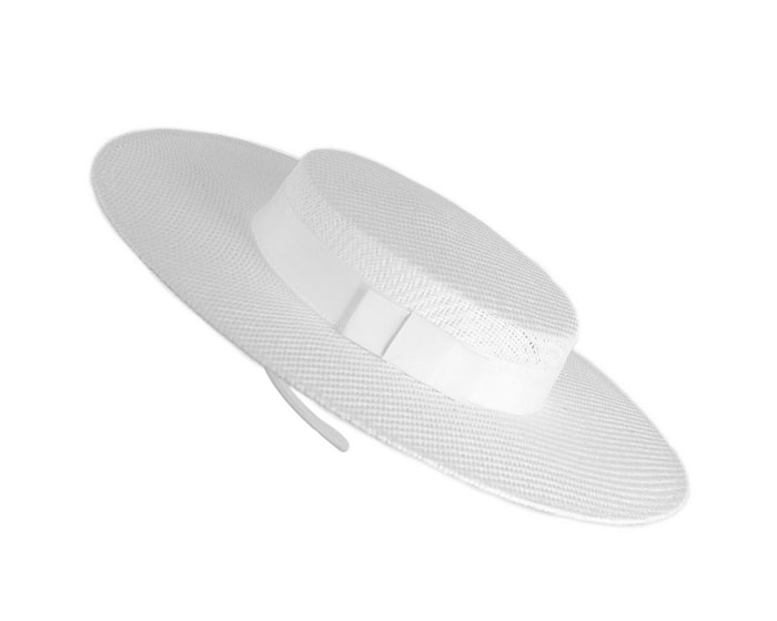 Max Alexander White Boater Hat - Image 6