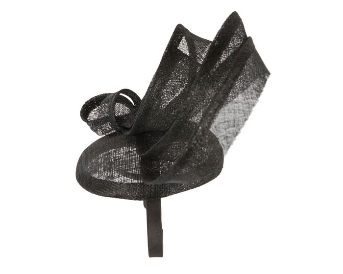 Tall black sinamay fascinator by Max Alexander - Image 4