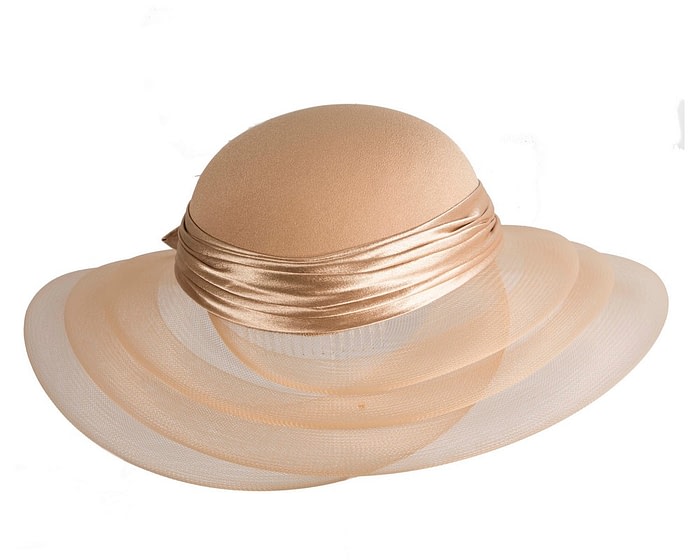 Cashew custom made mother of the bride hat - Image 7