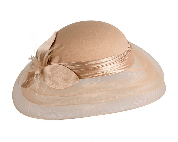 Cashew custom made mother of the bride hat - Image 5