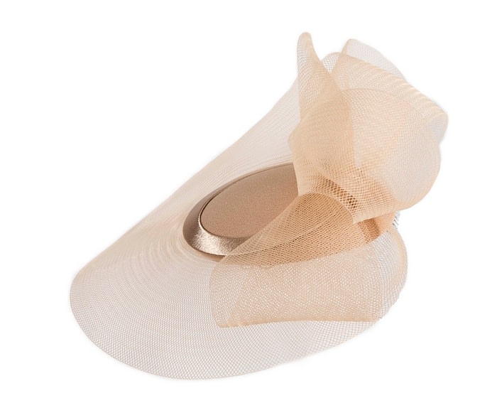 Cashew custom made Mother of the Bride cocktail hat - Image 3