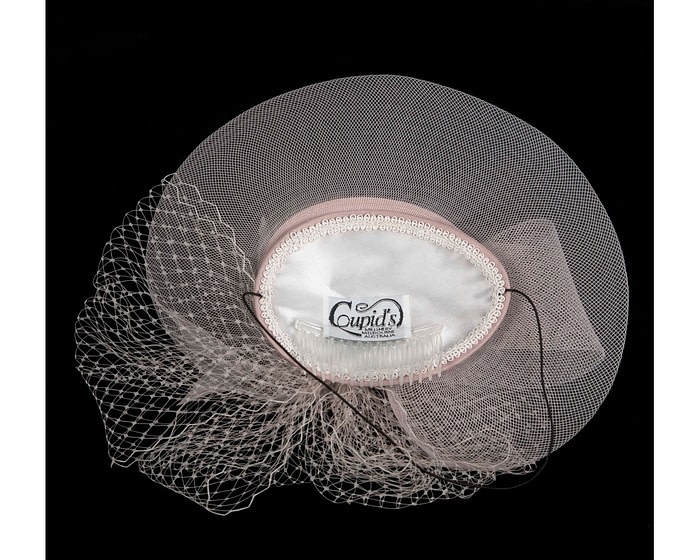 Light pink custom made cocktail hat - Image 5