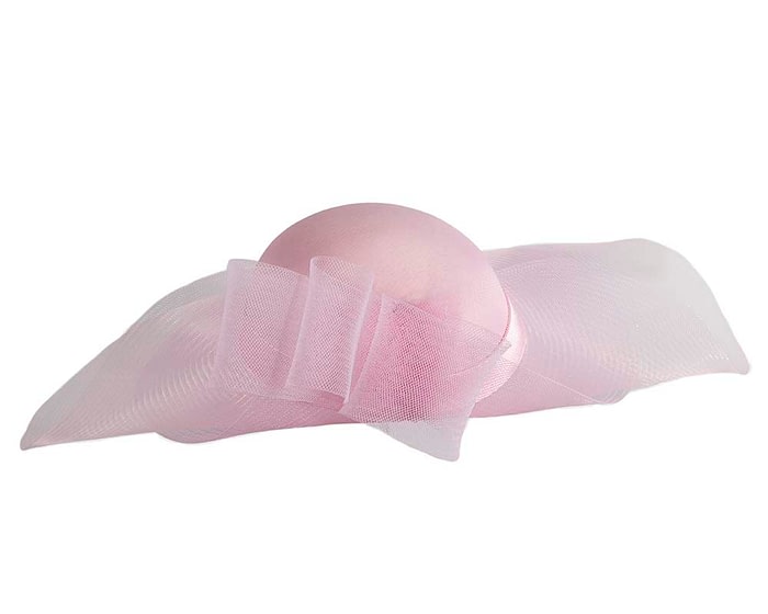 Custom made pink wide brim hat by Fillies Collection - Image 6