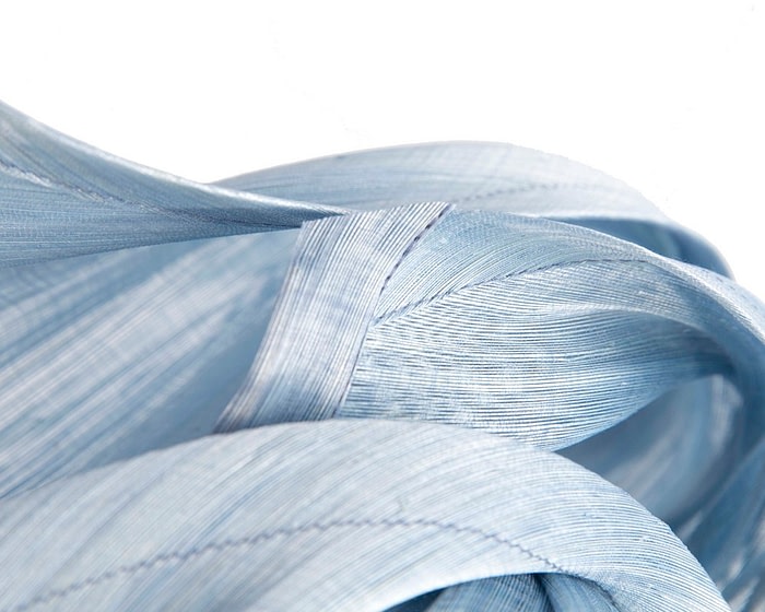 Bespoke light blue racing fascinator by Fillies Collection - Image 5