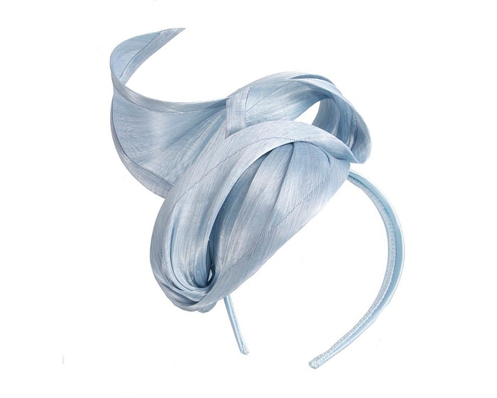 Bespoke light blue racing fascinator by Fillies Collection - Image 2