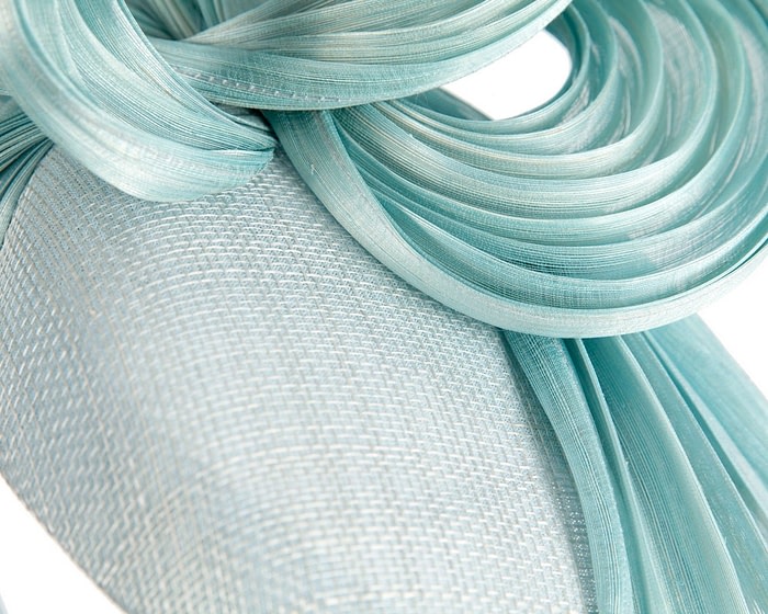 Exquisite light blue spring racing fascinator by Fillies Collection - Image 5