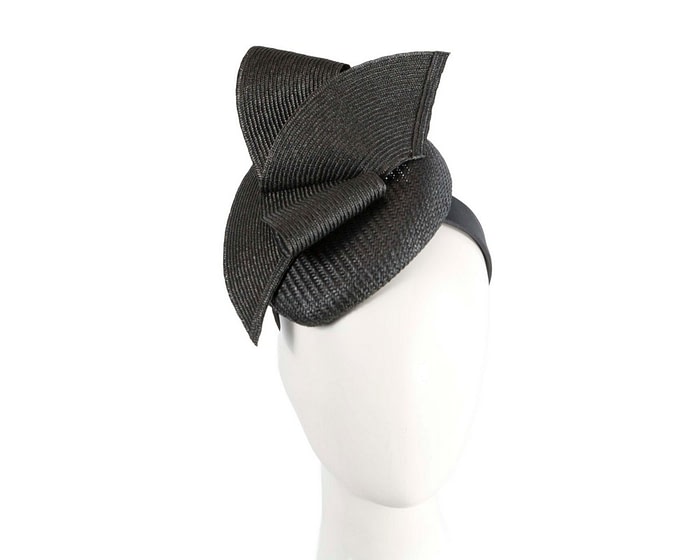 Black racing pillbox fascinator by Fillies Collection
