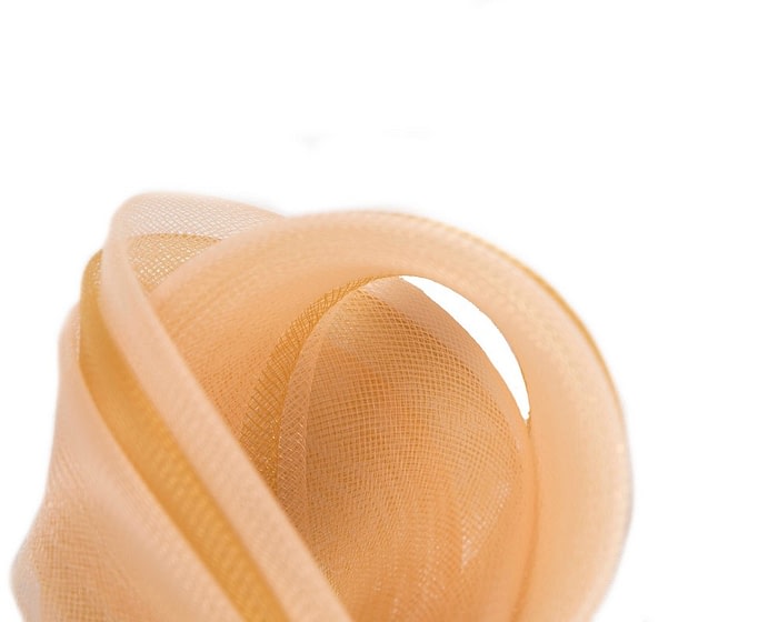 Nude layered racing fascinator by Fillies Collection - Image 3