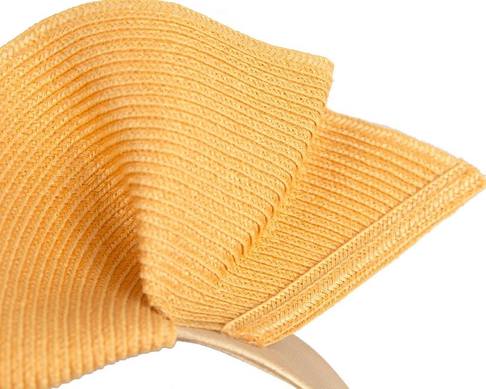 Stylish mustard fascinator by Max Alexander - Image 3