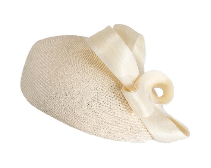 Cream beret hat with loops by Max Alexander - Image 6