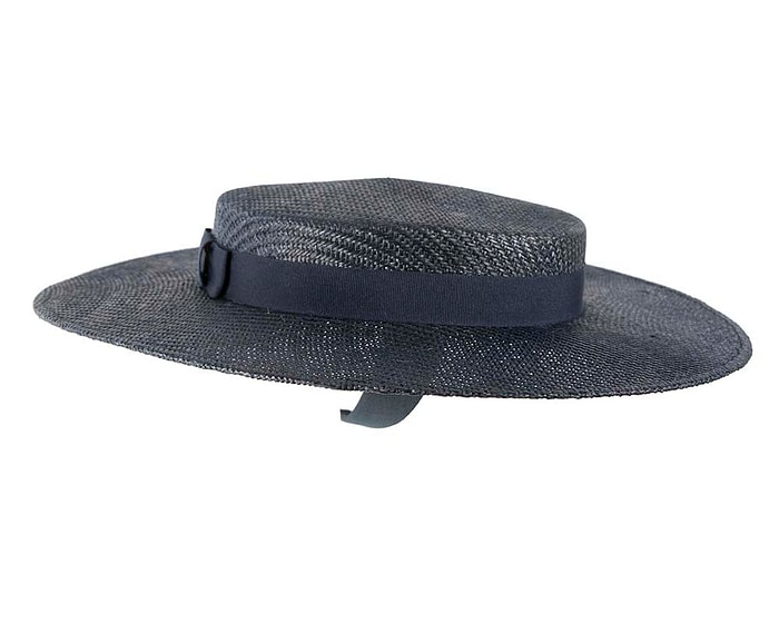 Max Alexander Dark Navy Boater Hat - Image 5