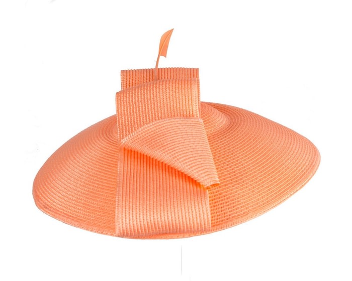 Coral Max Alexander PU Braid Saucer Fascinator - Image 3