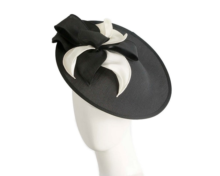 Exquisite Black & Cream fascinator by Max Alexander