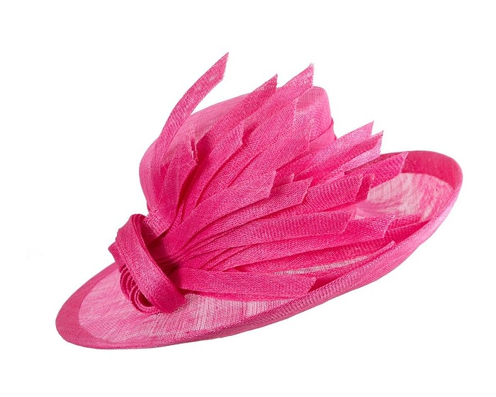 Fuchsia ladies fashion summer hat by Max Alexander - Image 2