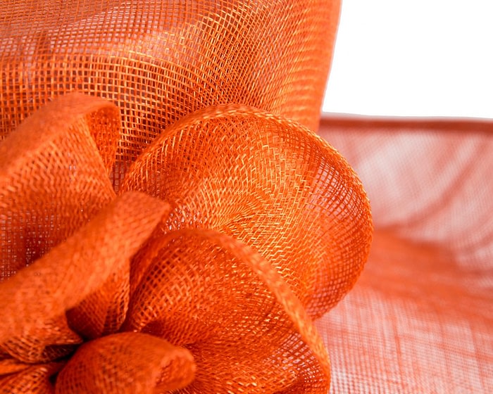 Max Alexander Orange Floral Wide-Brim Hat - Image 5