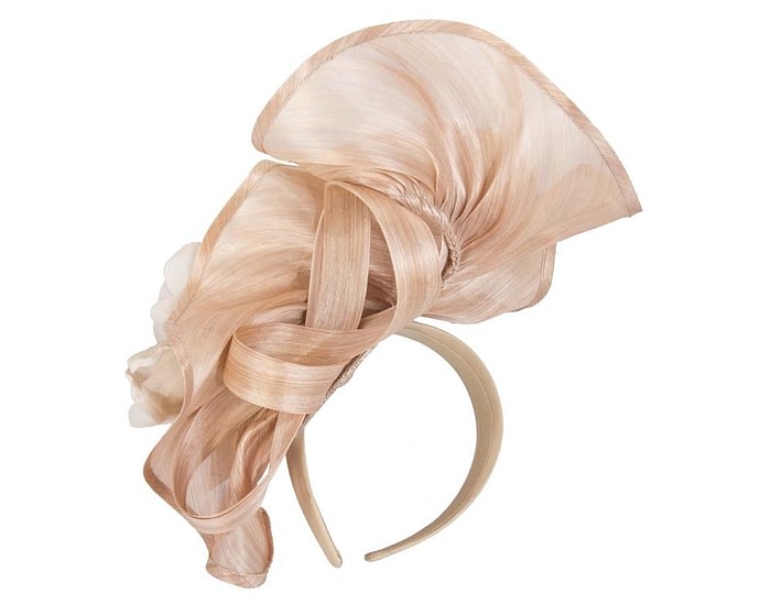 Nude racing fascinator by Fillies Collection