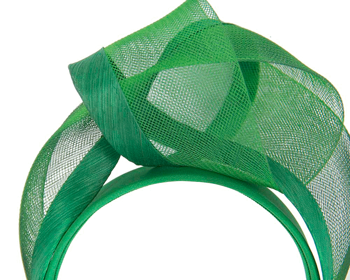 Fascinators Online - Green turban headband by Fillies Collection