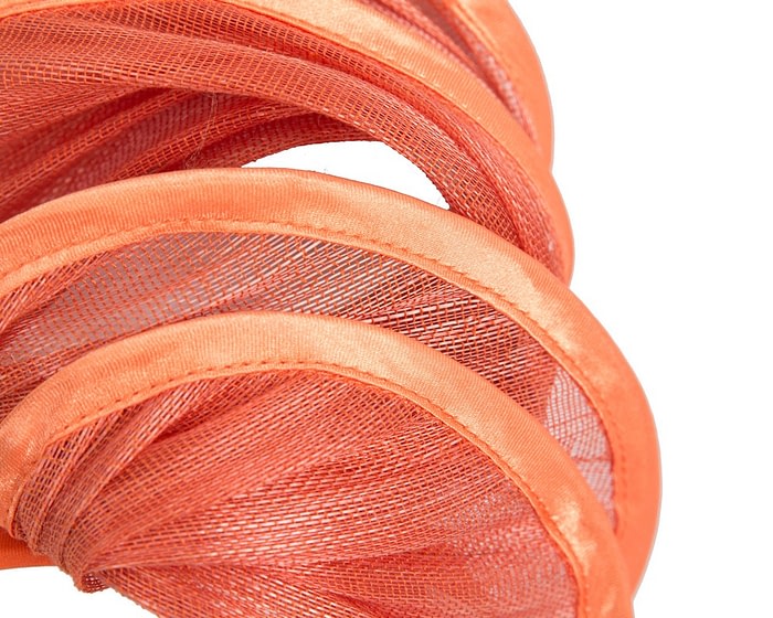 Fascinators Online - Orange headband racing fascinator by Fillies Collection