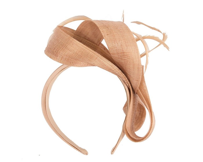 Fascinators Online - Nude loops headband fascinator by Fillies Collection