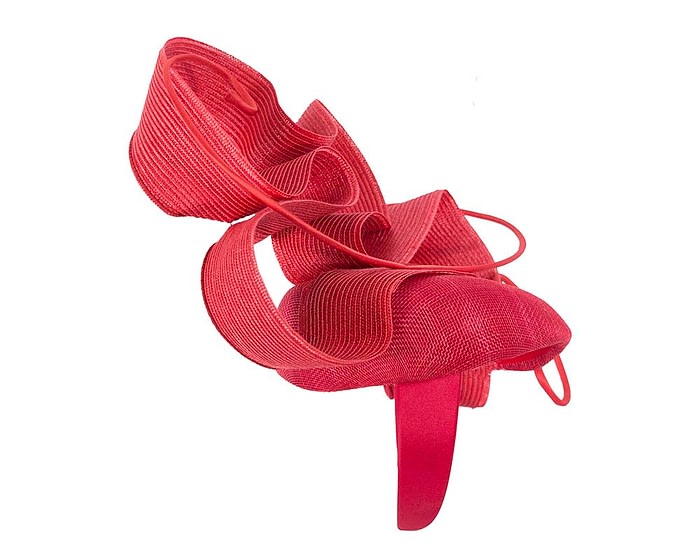 Fascinators Online - Designers red racing fascinator by Fillies Collection