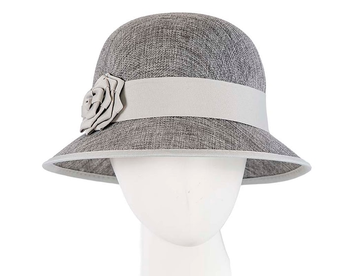 Fascinators Online - Silver spring racing bucket hat by Max Alexander