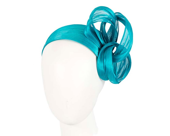 Fascinators Online - Turquoise retro headband fascinator by Fillies Collection