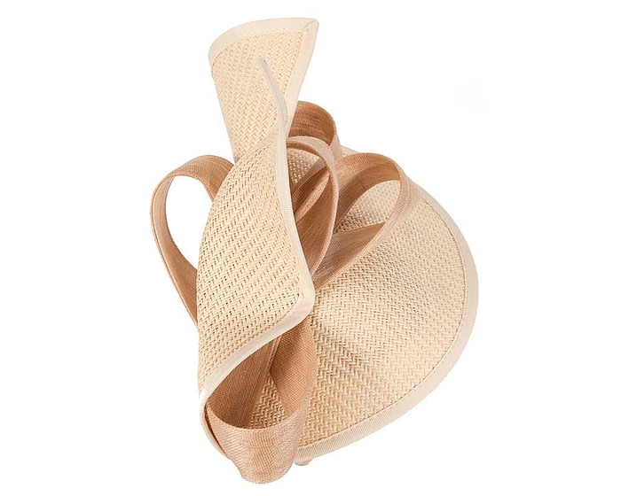 Fascinators Online - Nude fascinator with bow by Fillies Collection