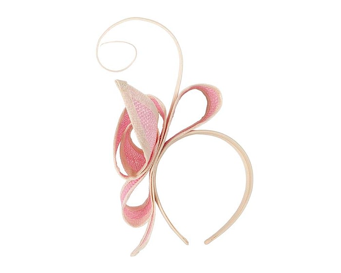 Fascinators Online - Pink Australian Made bow fascinator