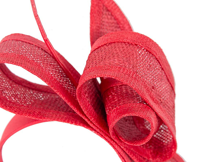 Fascinators Online - Red Australian Made bow fascinator