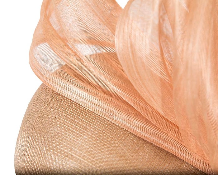 Fascinators Online - Nude pillbox with bow by Fillies Collection