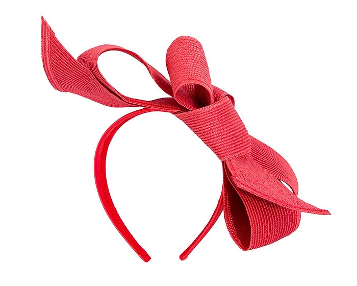 Fascinators Online - Large red bow fascinator by Max Alexander