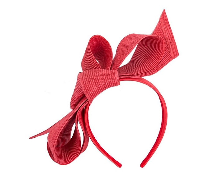 Fascinators Online - Large red bow fascinator by Max Alexander