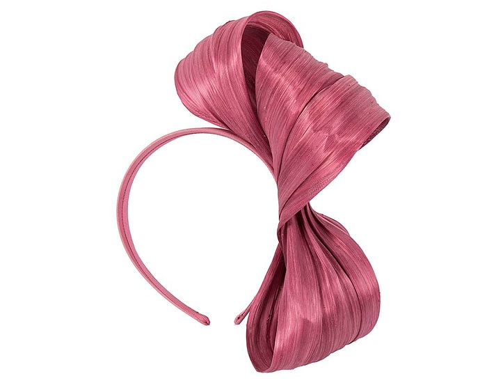 Fascinators Online - Wild rose bow racing fascinator by Fillies Collection