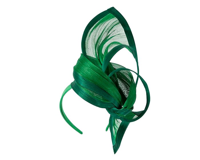 Fascinators Online - Tall green designers fascinator by Fillies Collection