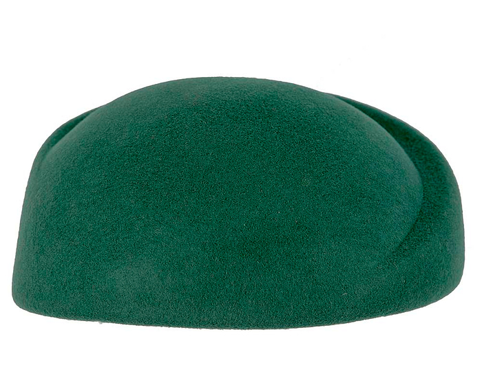 Fascinators Online - Designers green felt winter fashion hat by Max Alexander