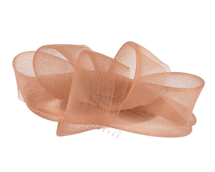Fascinators Online - Mocca custom made cocktail hat by Cupids Millinery