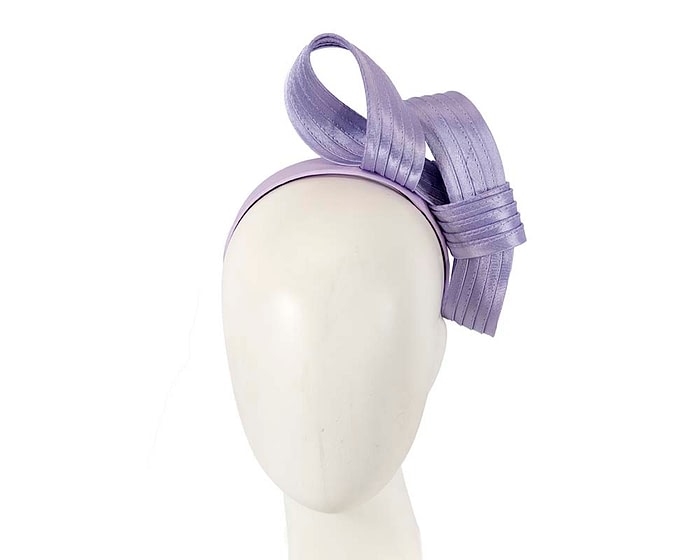 Fascinators Online - Twisted lilac racing fascinator by Max Alexander