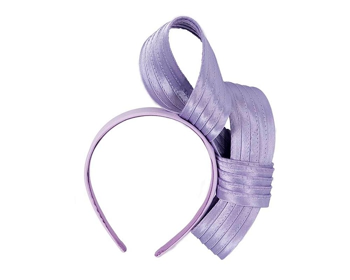 Fascinators Online - Twisted lilac racing fascinator by Max Alexander