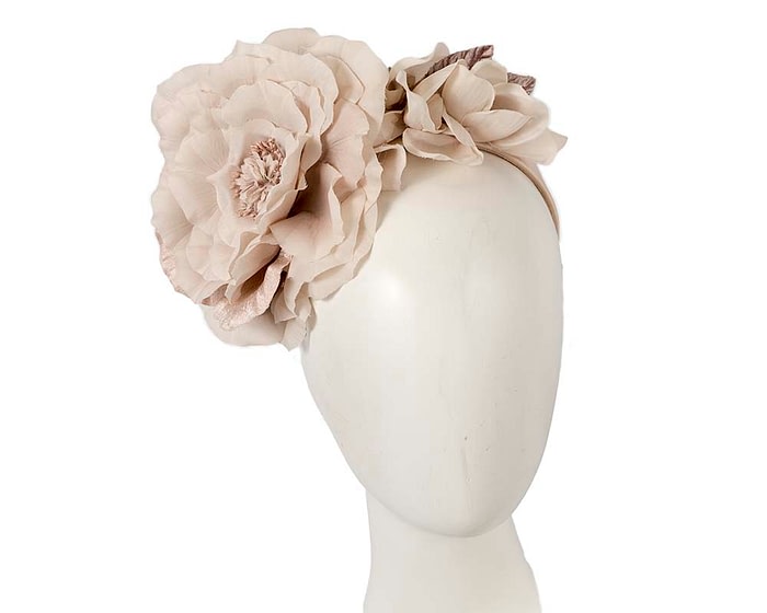 Fascinators Online - Nude flower headband by Max Alexander