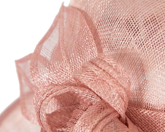 Fascinators Online - Dusty Pink cloche spring fashion hat by Max Alexander