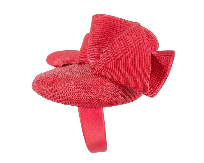 Fascinators Online - Red racing pillbox fascinator by Fillies Collection